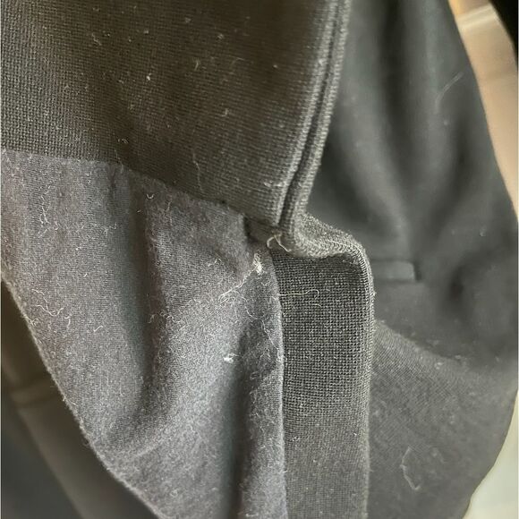 New Eileen Fisher, one button, black collar suit jacket - Picture 9 of 12